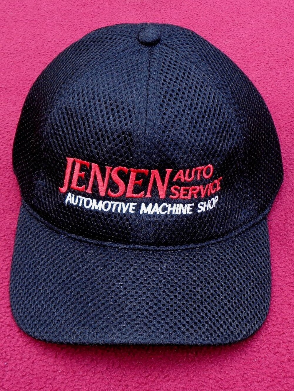 very nice otto jensen auto service machine shop strapback baseball cap